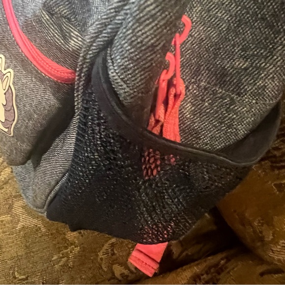 The Childrens Place Denim Patch Backpack Blue/Pink - Picture 3 of 9